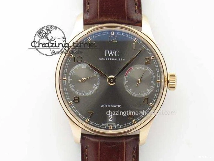 MIROTIME 0328 Portuguese IW3714 Diam ZF V2 1:1 Best Edition White Dial Blue Makers On Blue Leather Strap A79350 (Slim Movement) Stylish 7248